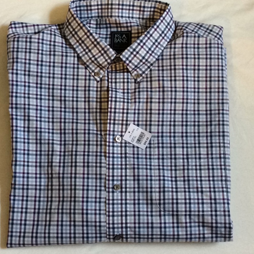 Jos A Bank Traveler Dress Shirt